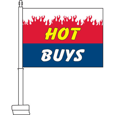 Hot Buys Car Flag, 11" x 15"