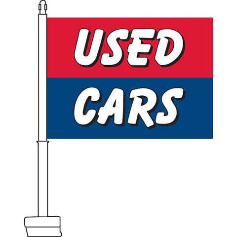 Used Cars Car Flag, 11" x 15"