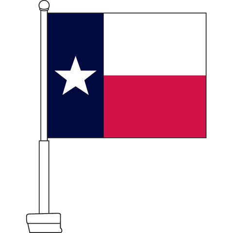 Texas Car Flag, 11" x 15"