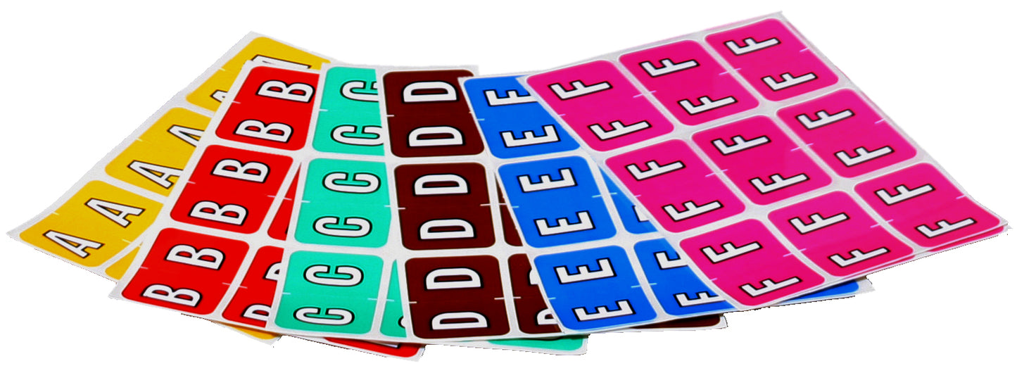 Colwell Jewel Tone A-Z + MC File Box Refill Set