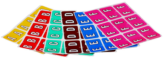 Colwell Jewel Tone A-Z + MC File Box Refill Set