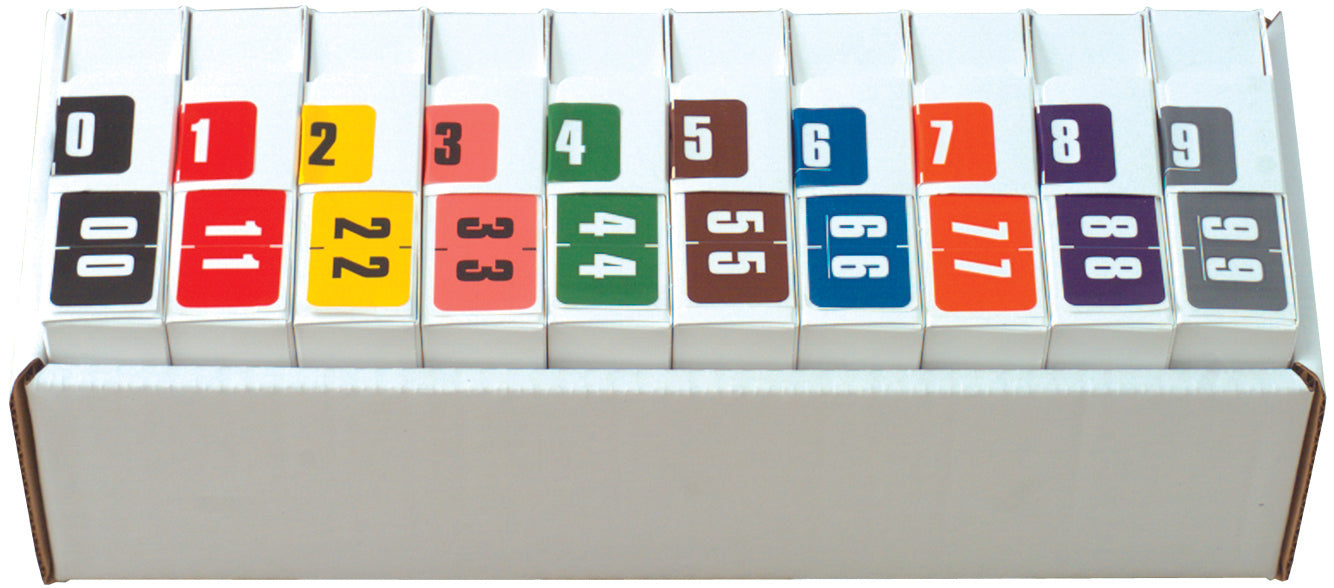 Complete Set Digi Color DCNM 0-9 - Includes Organizing Tray