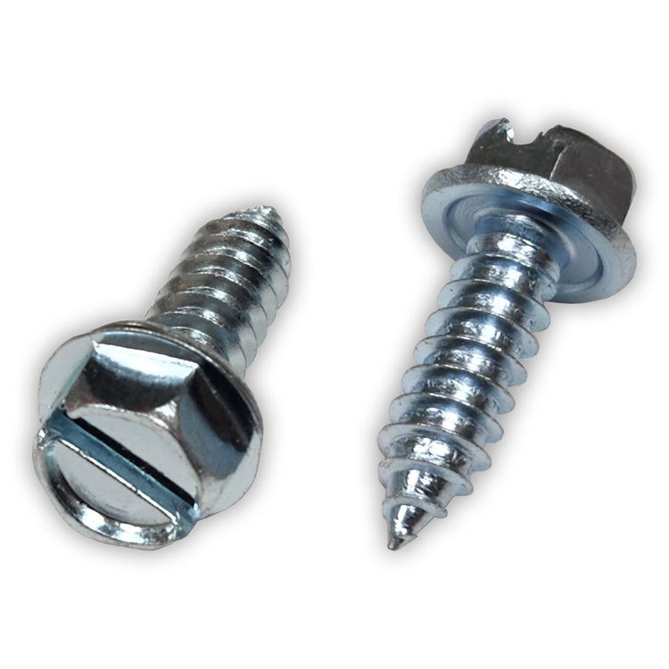 #14 x 3/4" Hex Head License Plate Screws (Box of 100)
