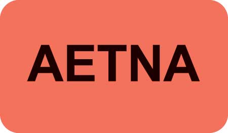 MAP1750 AETNA- Fluorescent Red 1-1/2" X 7/8" (Roll of 250)