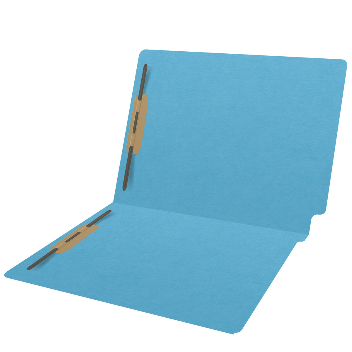 20 pt Super Heavy Duty Color Folders, Full Cut End Tab, Letter Size, Fastener in Pos #1 & #3 (Box of 40)