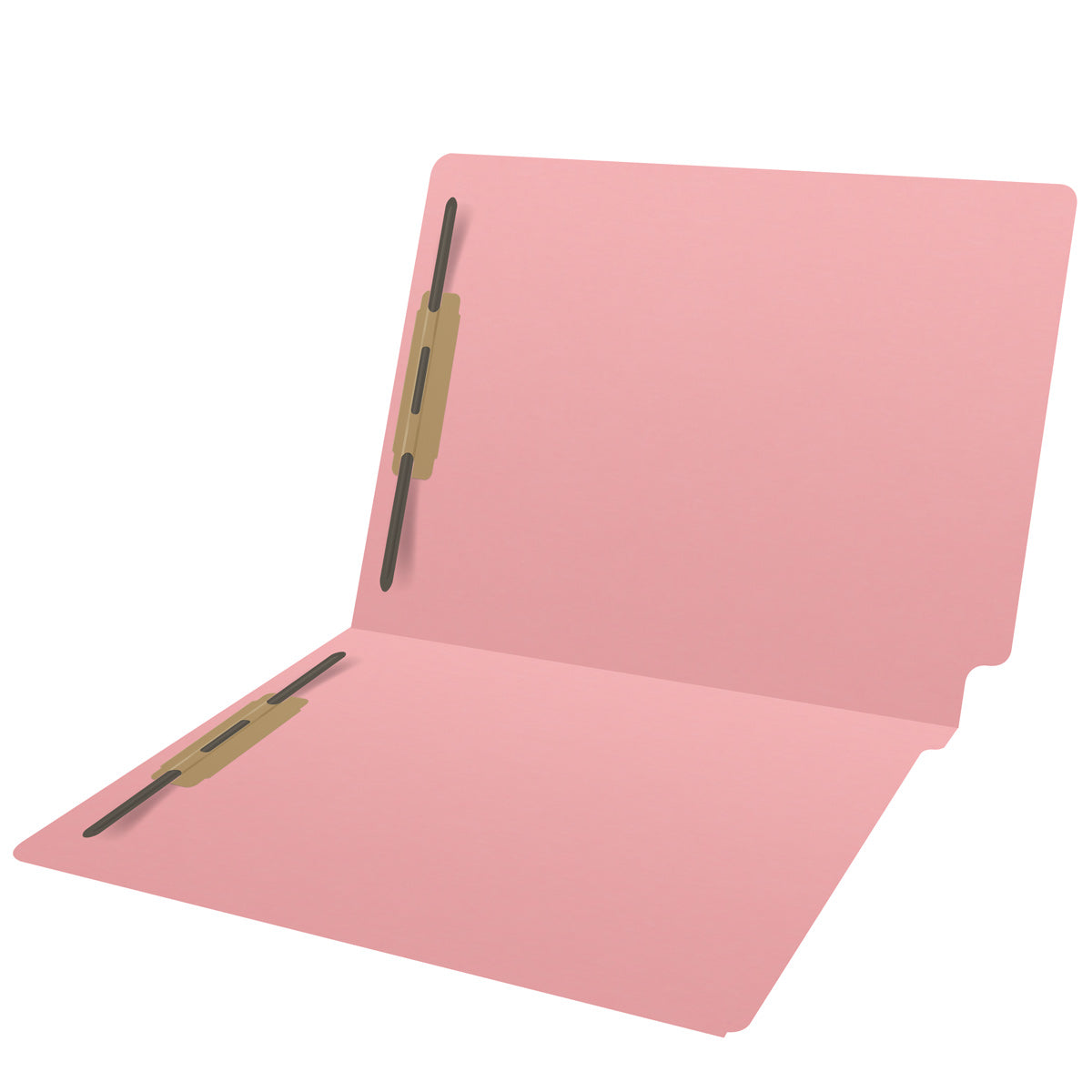 20 pt Super Heavy Duty Color Folders, Full Cut End Tab, Letter Size, Fastener in Pos #1 & #3 (Box of 40)