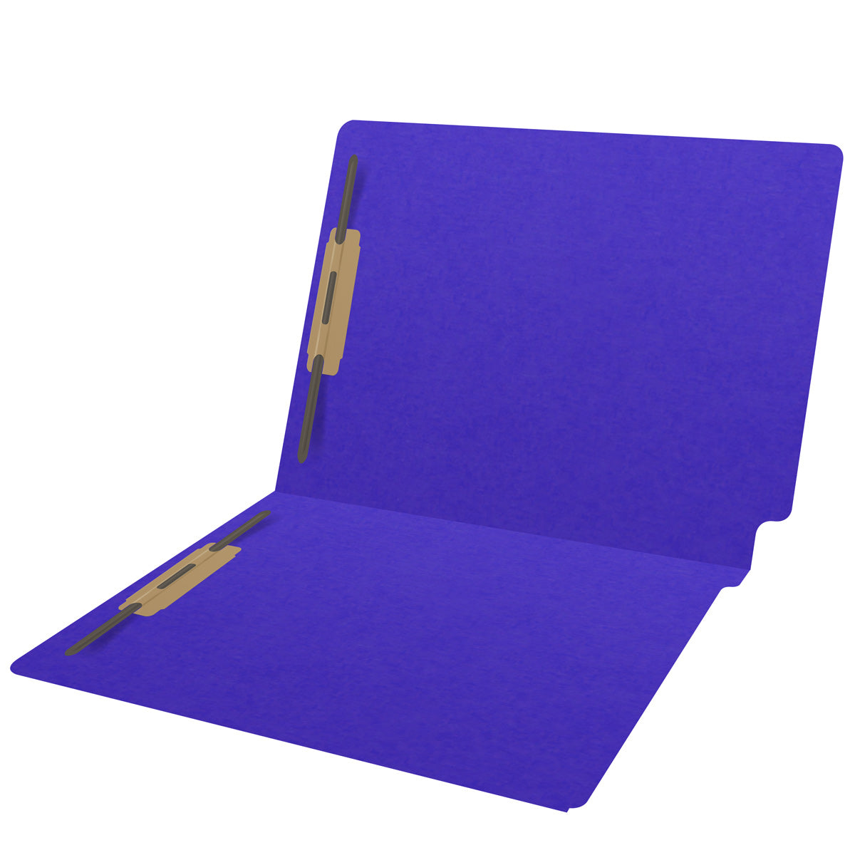 20 pt Super Heavy Duty Color Folders, Full Cut End Tab, Letter Size, Fastener in Pos #1 & #3 (Box of 40)