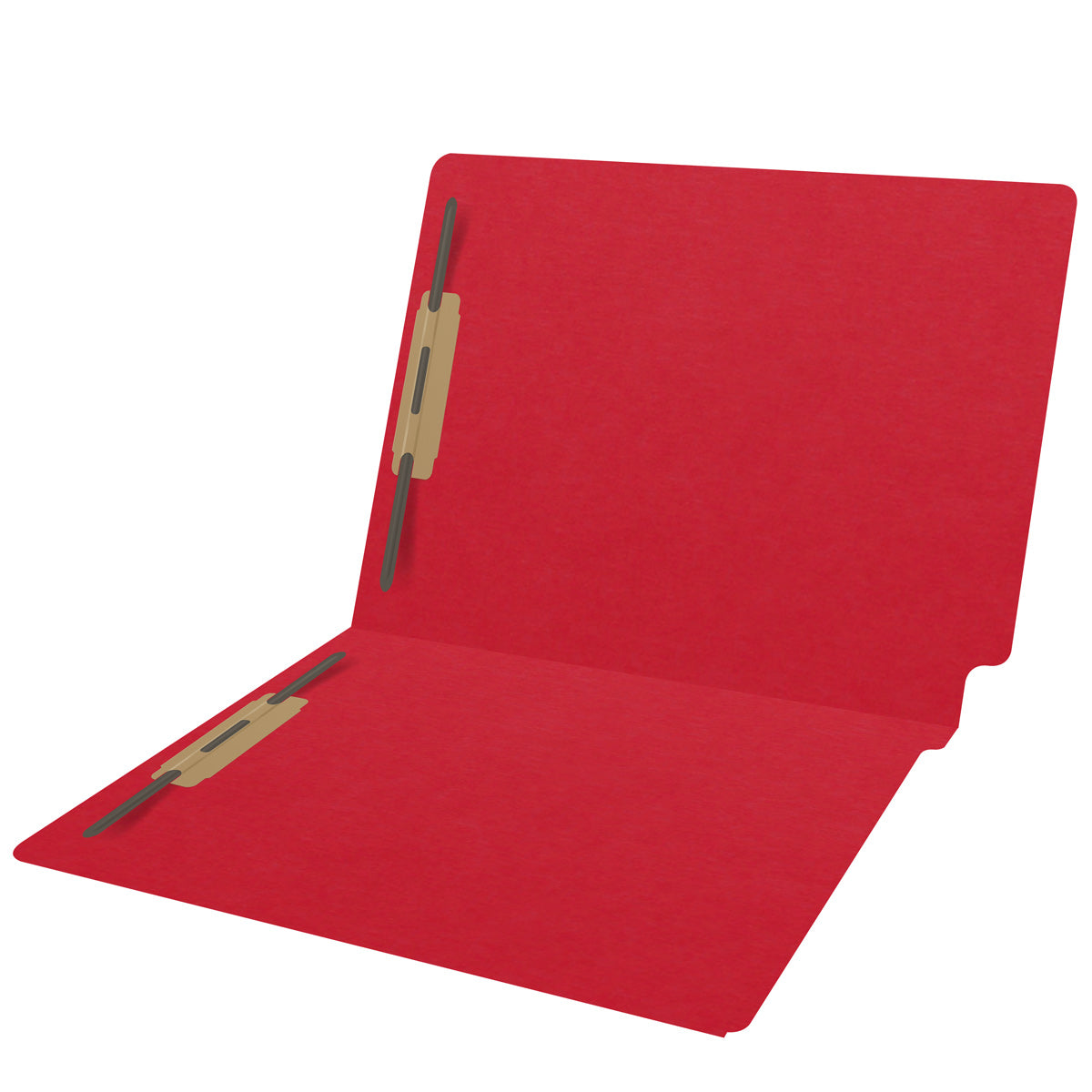 20 pt Super Heavy Duty Color Folders, Full Cut End Tab, Letter Size, Fastener in Pos #1 & #3 (Box of 40)