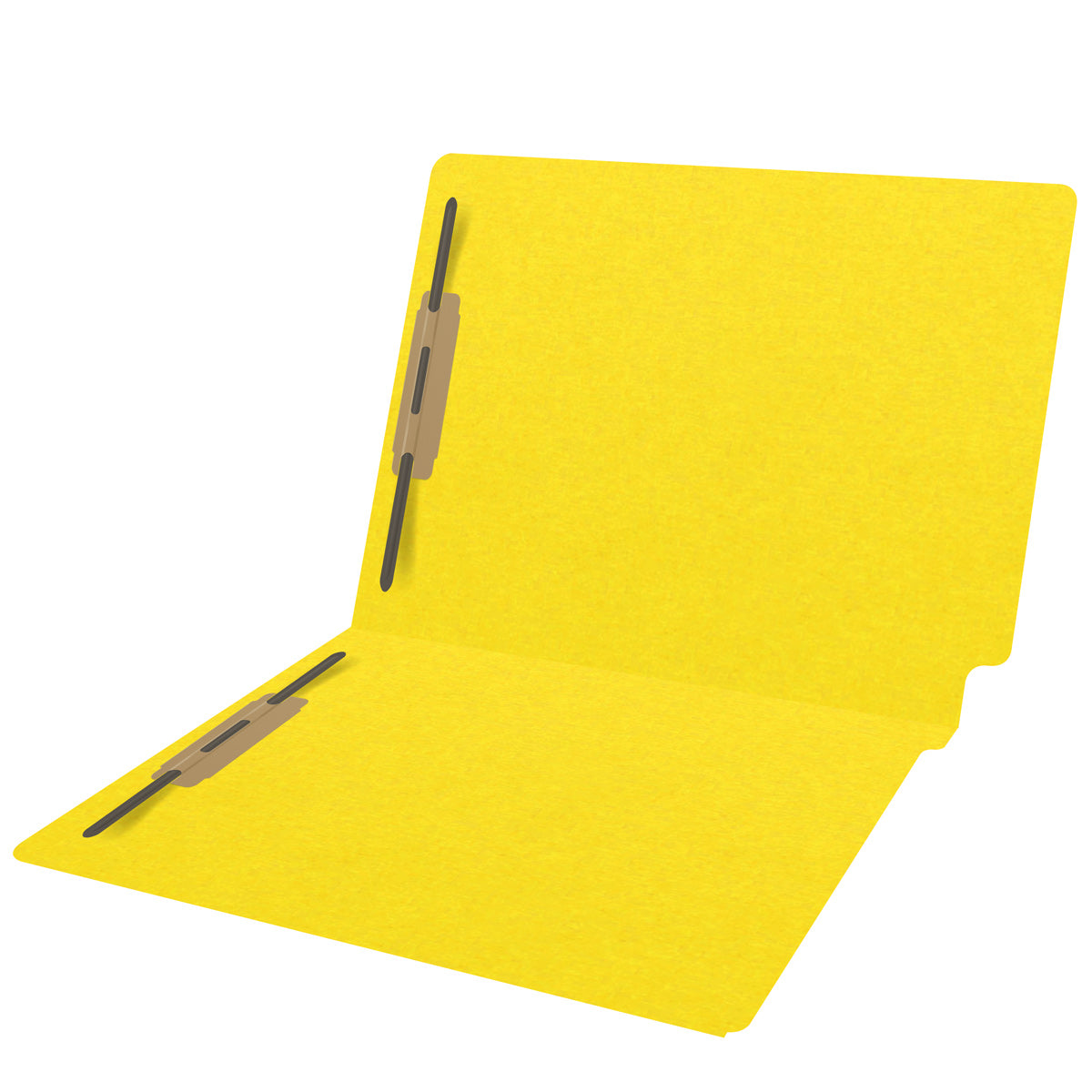 20 pt Super Heavy Duty Color Folders, Full Cut End Tab, Letter Size, Fastener in Pos #1 & #3 (Box of 40)