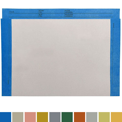 File Envelopes, White Stock, Color Border, Printed Form (Box of 100)