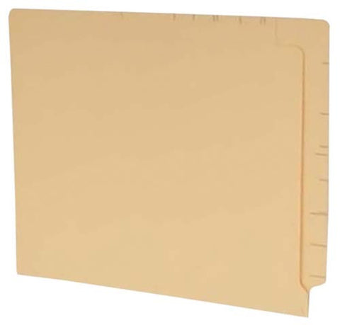11 pt Jeter Match Manila Folders, Full Cut 2-Ply End Tab, Letter Size, Printed Tic Marks (Box of 100) - Nationwide Filing Supplies