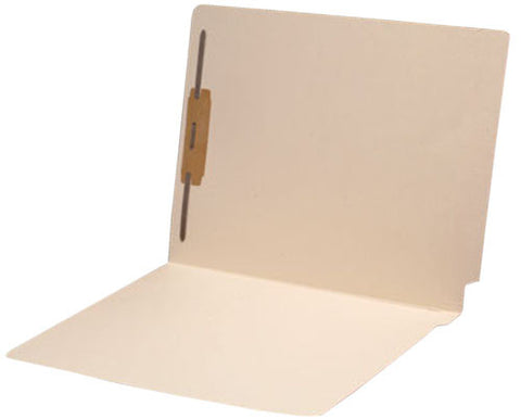11 pt Manila Folders, Full Cut 2-Ply End Tab, Letter Size, Fastener Pos #1 (Box of 50) - Nationwide Filing Supplies