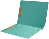 11 pt Color Folders, Full Cut 2-Ply End Tab, Letter Size, Fastener Pos #1 & #3 (Box of 50)