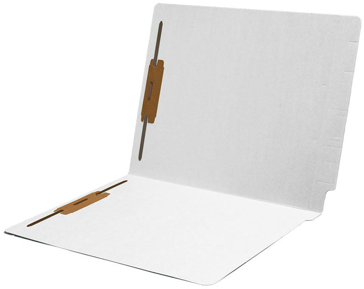 11 pt Color Folders, Full Cut 2-Ply End Tab, Letter Size, Fastener Pos #1 & #3 (Box of 50) - Nationwide Filing Supplies