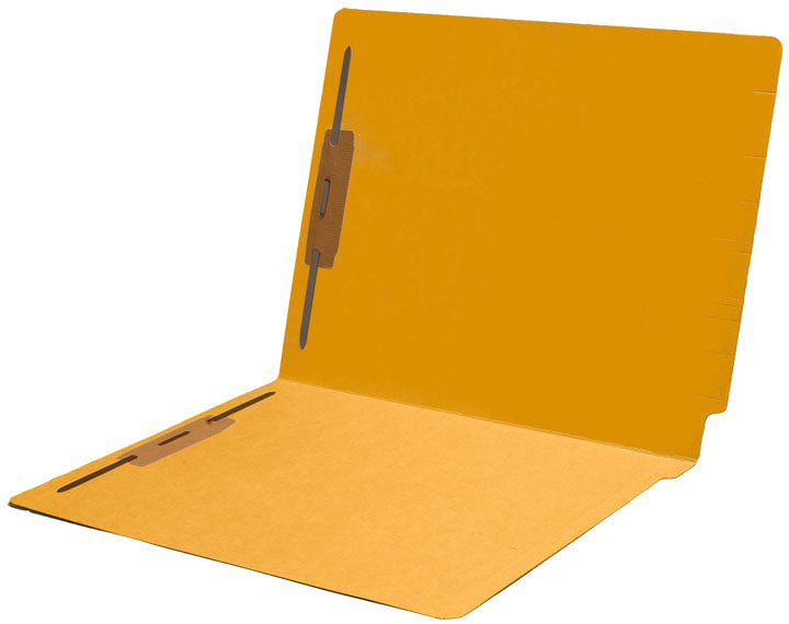 14 pt Color Folders, Full Cut 2-Ply End Tab, Letter Size, Fastener Pos #1 & #3 (Box of 50)