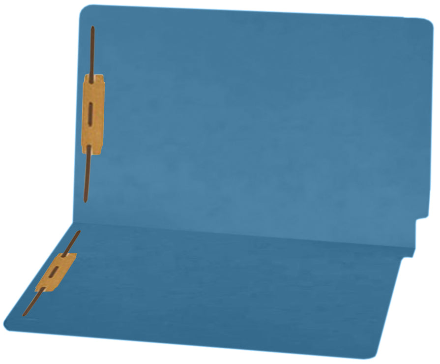 14 pt Color Folders, Full Cut 2-Ply End Tab, Legal Size, Fastener Pos #1 & #3 (Box of 50)