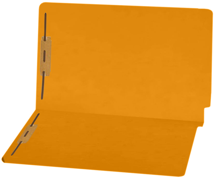 14 pt Color Folders, Full Cut 2-Ply End Tab, Legal Size, Fastener Pos #1 & #3 (Box of 50)