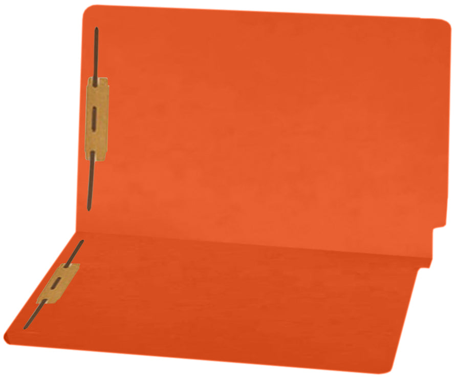 14 pt Color Folders, Full Cut 2-Ply End Tab, Legal Size, Fastener Pos #1 & #3 (Box of 50)