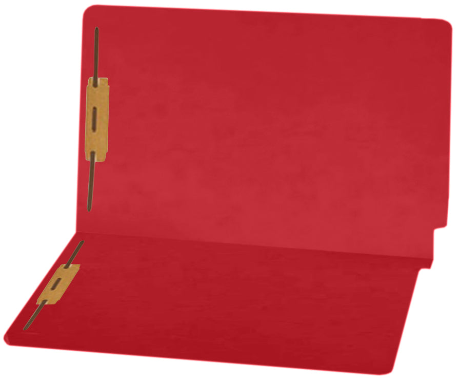 14 pt Color Folders, Full Cut 2-Ply End Tab, Legal Size, Fastener Pos #1 & #3 (Box of 50)