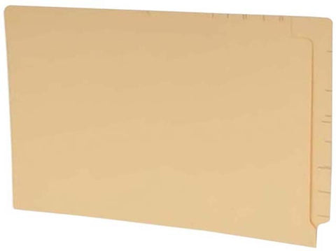 14 pt Jeter Match Manila Folders, Full Cut 2-Ply End Tab, Legal Size, Printed Tic Marks (Box of 50) - Nationwide Filing Supplies