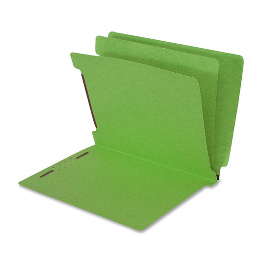 SJ Paper Match 15 Pt. Color Classification Folders, 1" Expansion, Full End Tab, Letter Size, 2 Dividers (Box of 25) - Nationwide Filing Supplies