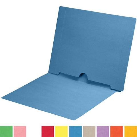 11 pt Color Folders, Full Cut End Tab, Letter Size, Full Back Pocket (Box of 50) - Nationwide Filing Supplies