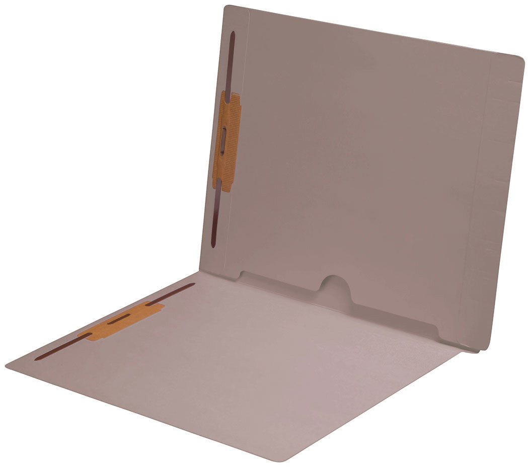 11 pt Color Folders, Full Cut End Tab, Letter Size, Full Back Pocket, Fasteners Pos #1 & #3 (Box of 50) - Nationwide Filing Supplies