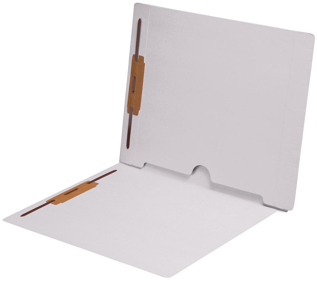 11 pt Color Folders, Full Cut End Tab, Letter Size, Full Back Pocket, Fasteners Pos #1 & #3 (Box of 50) - Nationwide Filing Supplies