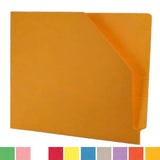11 pt Color Pocket, Full Cut End Tab, Letter Size, Slant Cut Front (Box of 100) - Nationwide Filing Supplies