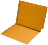 14 pt Color Folders, Full Cut 2-Ply End Tab, Letter Size, Fastener Pos #1 & #3, 1-1/2" Expansion (Box of 50)