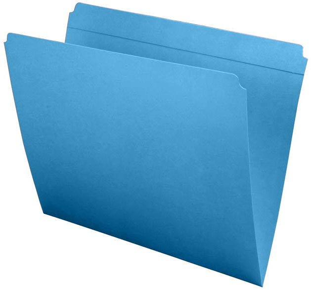 11 PT Colored Folders, Full Reinforced Top Tab, Letter Size (Box of 100) - Nationwide Filing Supplies