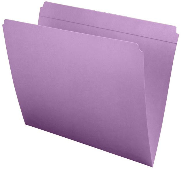 11 PT Colored Folders, Full Reinforced Top Tab, Letter Size (Box of 100) - Nationwide Filing Supplies