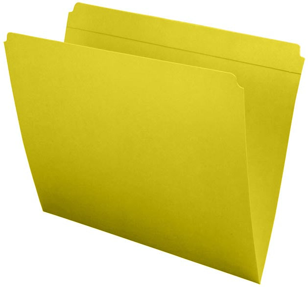 11 PT Colored Folders, Full Reinforced Top Tab, Letter Size (Box of 100) - Nationwide Filing Supplies