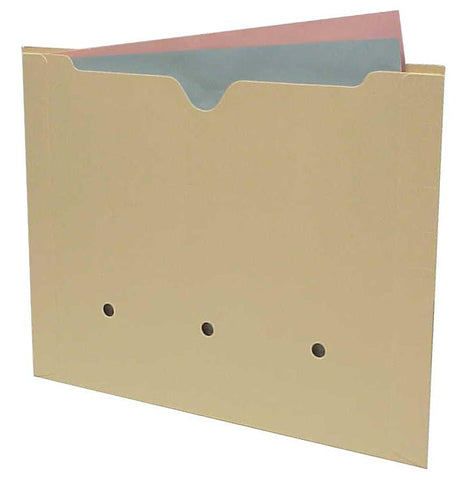 11 pt Manila Jacket, Letter Size, Dental Style (Box of 50) - Nationwide Filing Supplies