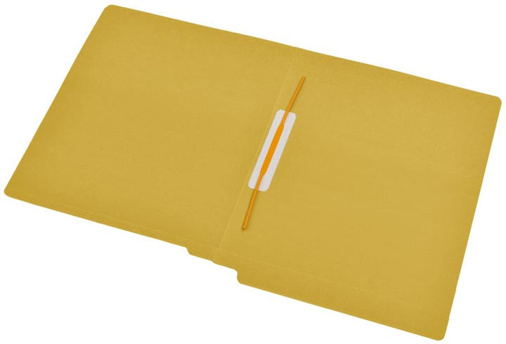 11 pt Colored Folders, Full Cut 2-Ply End Tab, Letter Size, Docuclip Fastener Pos #5 (Box of 50) - Nationwide Filing Supplies