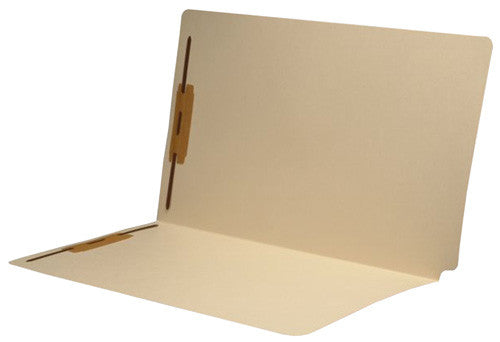 11 pt SFI Manila Folders, Full Cut End Tab, Legal Size, Fastener Pos #1 & #3 (Box of 50) - Nationwide Filing Supplies