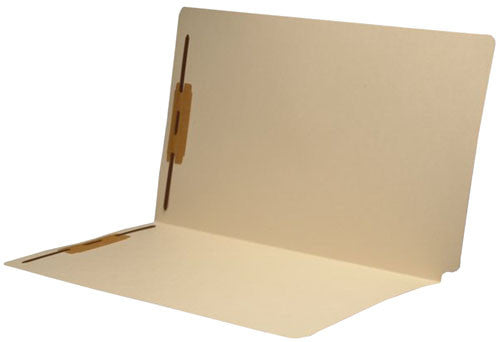14 pt SFI Manila Folders, Full Cut End Tab, Legal Size, Fastener Pos #1 & #3 (Box of 50) - Nationwide Filing Supplies