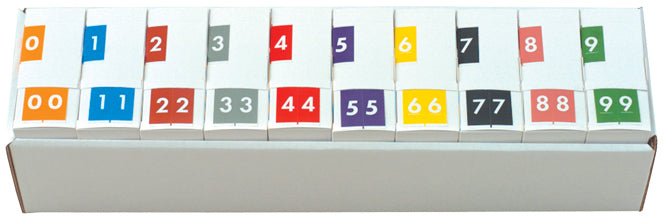 Barkley NSFM Numeric 0-9 Complete Set, Includes Organizing Tray - Nationwide Filing Supplies