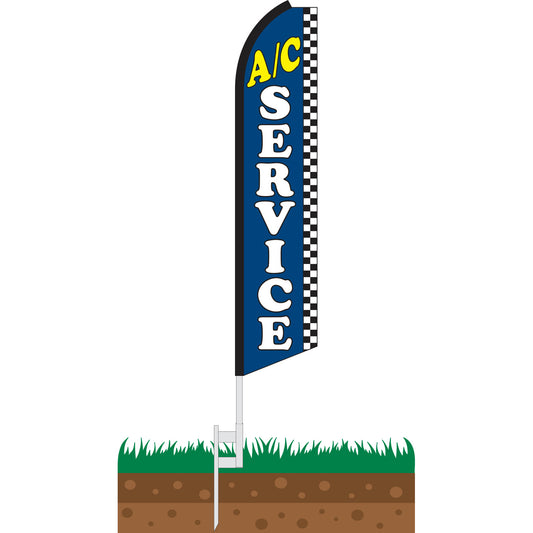 A/C Service Swooper Feather Flag