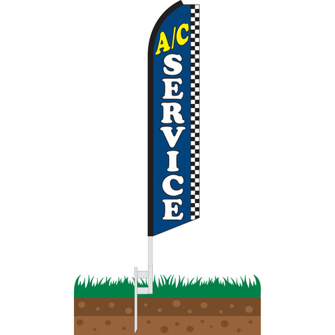 A/C Service Swooper Feather Flag