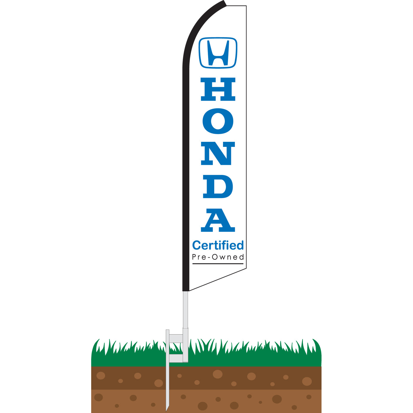 Honda Certified Swooper Feather Flag