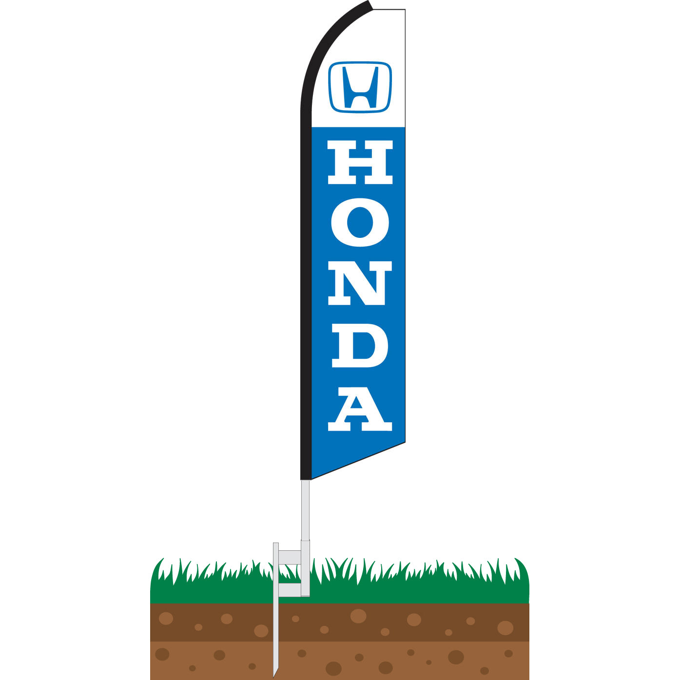 Honda Swooper Feather Flag