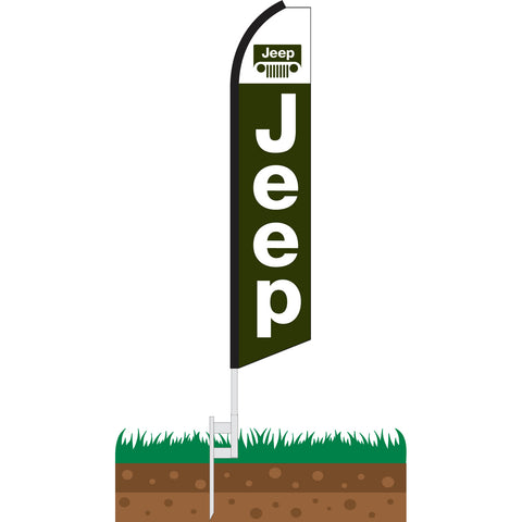 Jeep Swooper Feather Flag