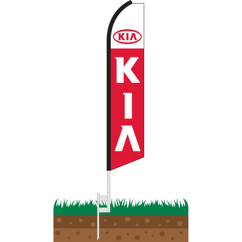 Kia Swooper Feather Flag
