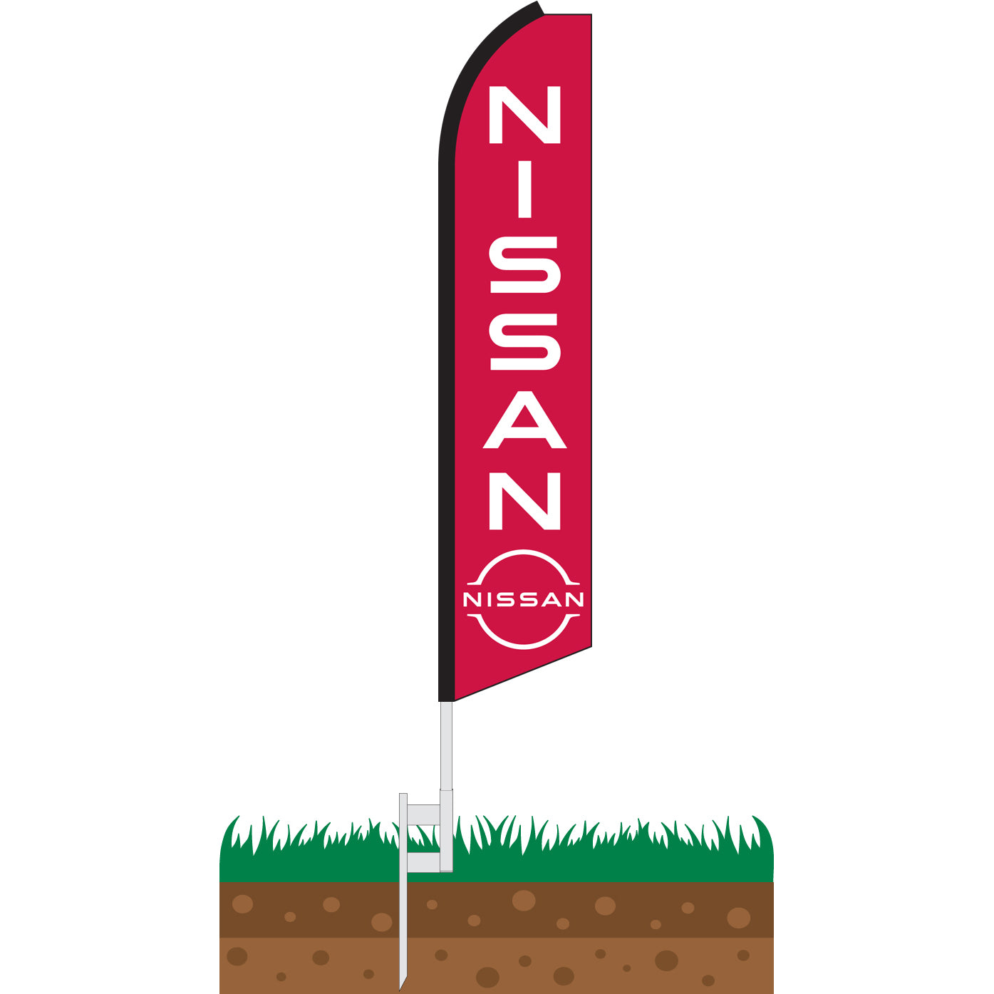 Nissan Swooper Feather Flag