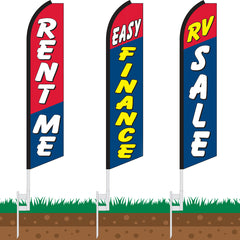 Auto Sales Swooper Feather Flags
