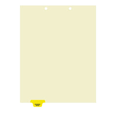 Individual Chart Dividers- Bottom Tab 1/8th Cut