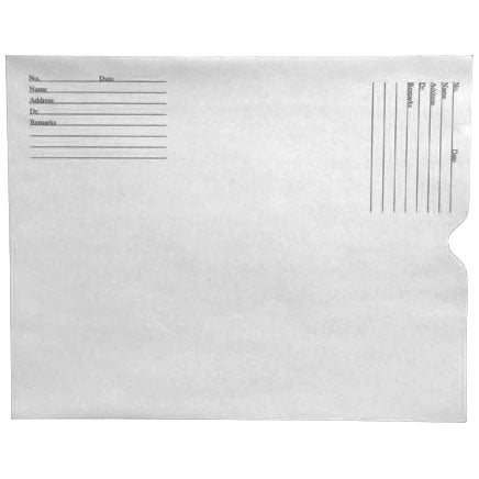 White Negative Preserver, Open End, Standard Imprint, 11-1/2" x 14-1/2" (Carton of 500)