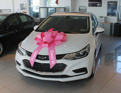 30 Inch "Happy Sweet 16" Car Bow