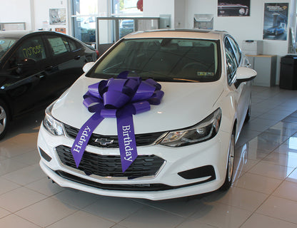 30 Inch "Happy Birthday" Car Bow